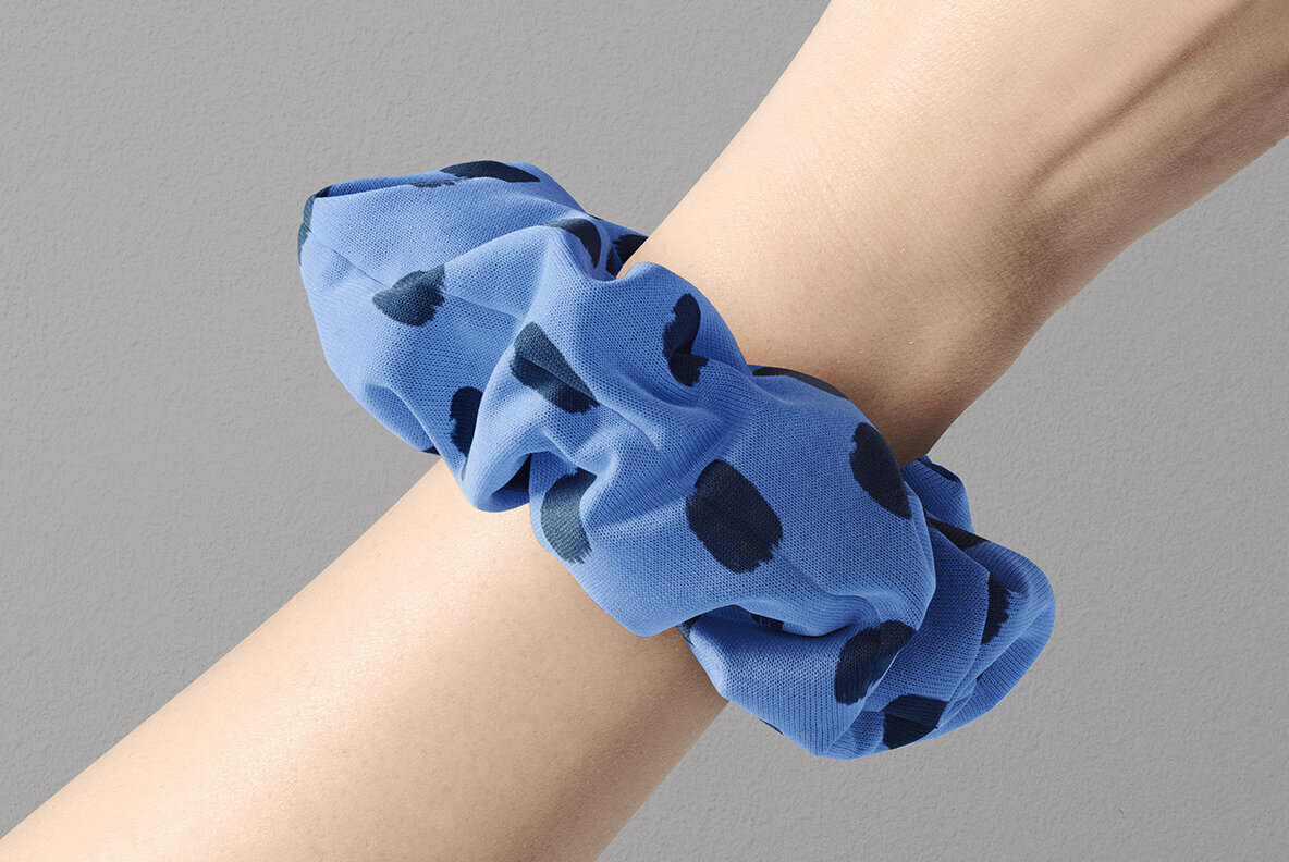 Acrylics Blue Textures Collection 4