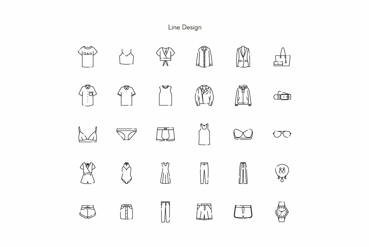 Clothes Premium Icon Pack 2