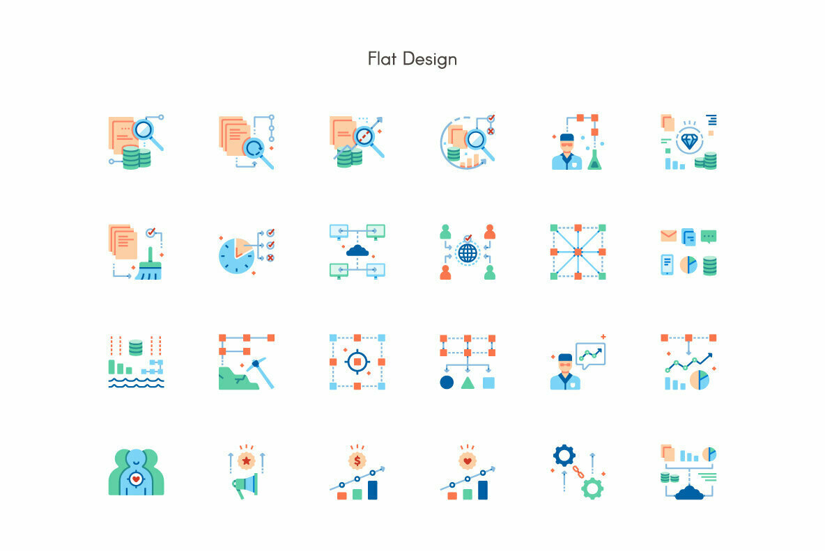 Data Analytics Premium Icon Pack 2