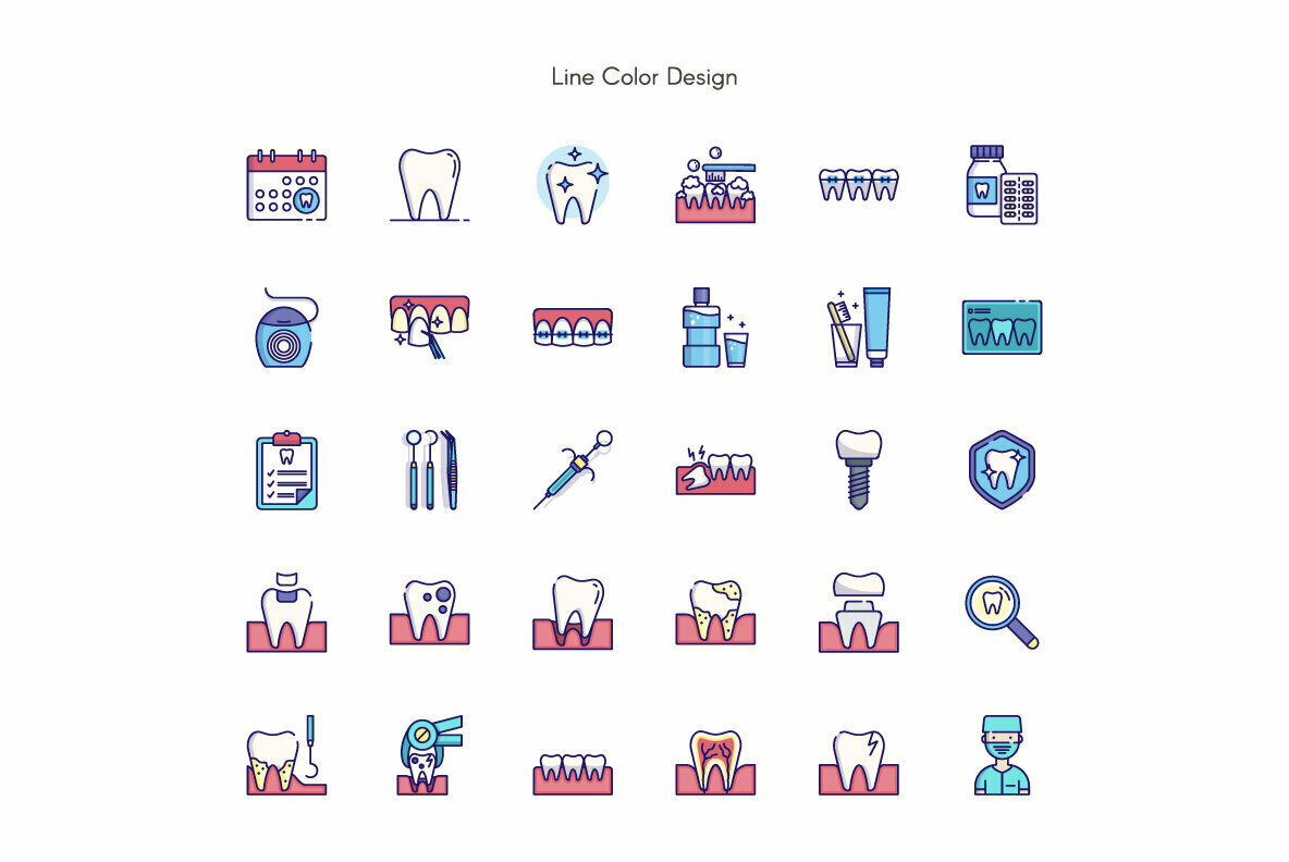 Dental Premium Icon Pack 3