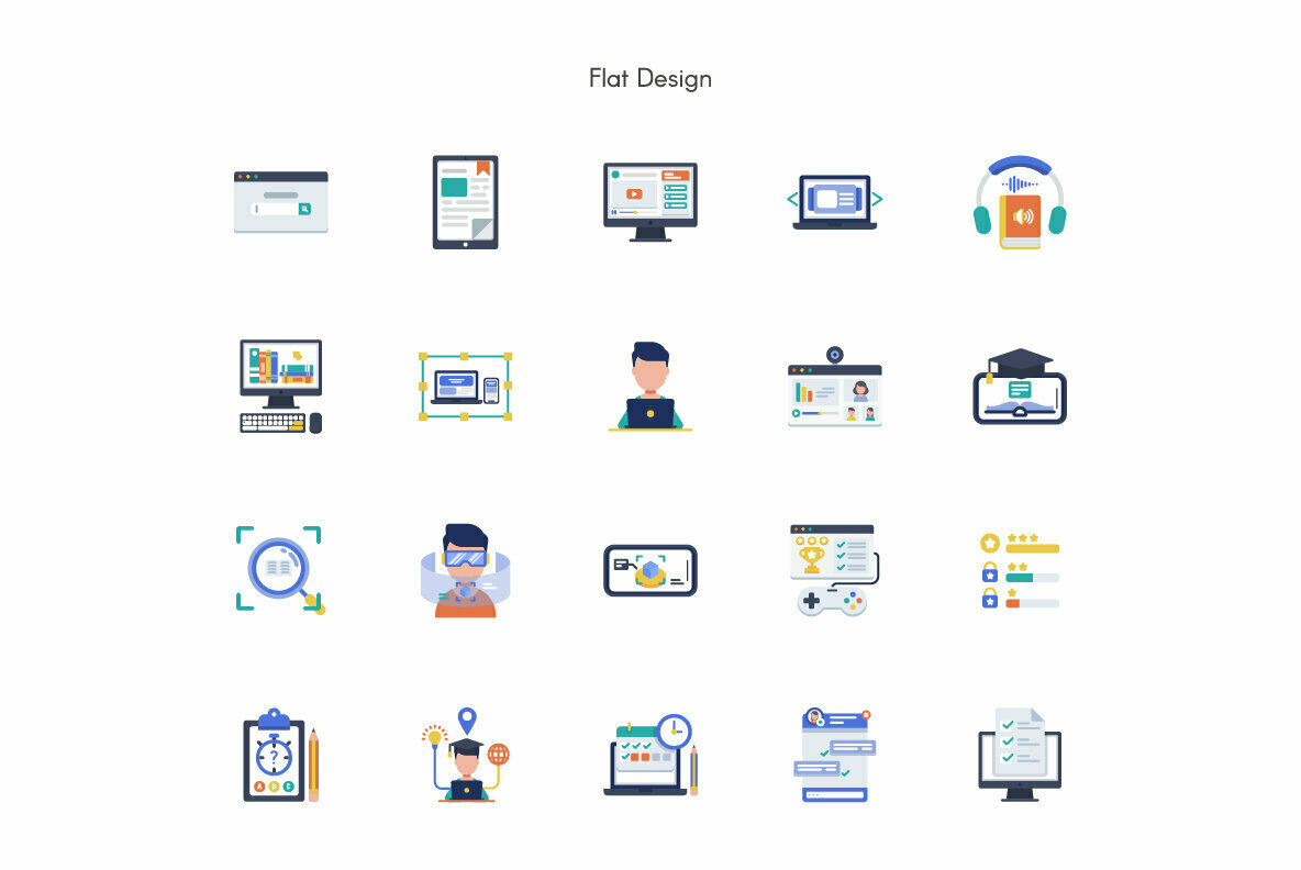 E Learning Premium Icon Pack 2