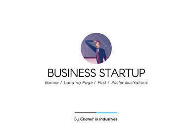 Businessman Startup Premium Illustration Pack