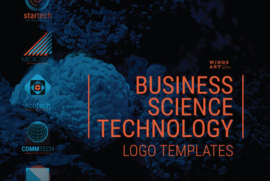 Business Science and Technology Logo Templates