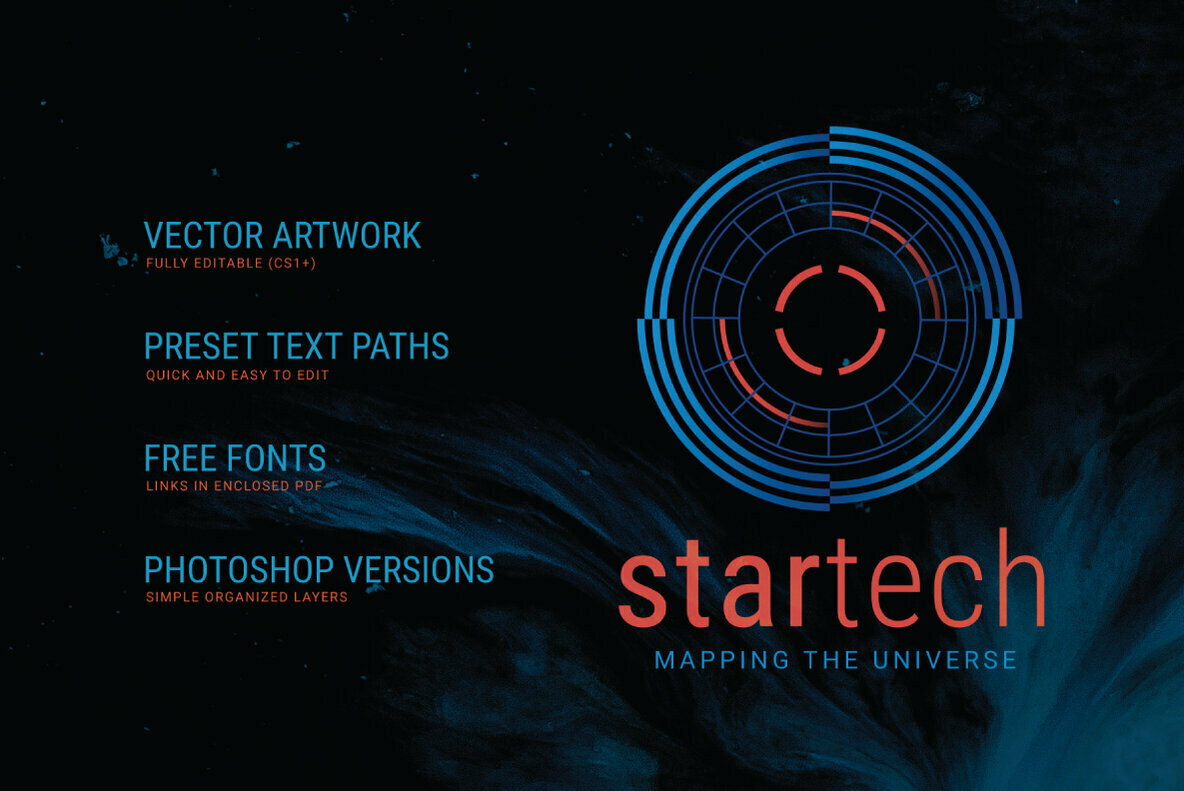 Business Science and Technology Logo Templates Business Science and Technology Logo Templates