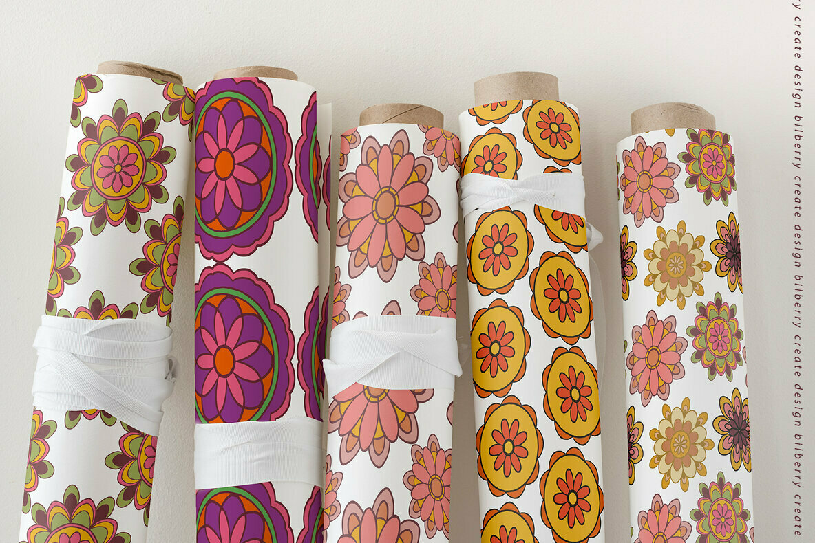 Retro Mood Pattern Set Retro Mood Pattern Set