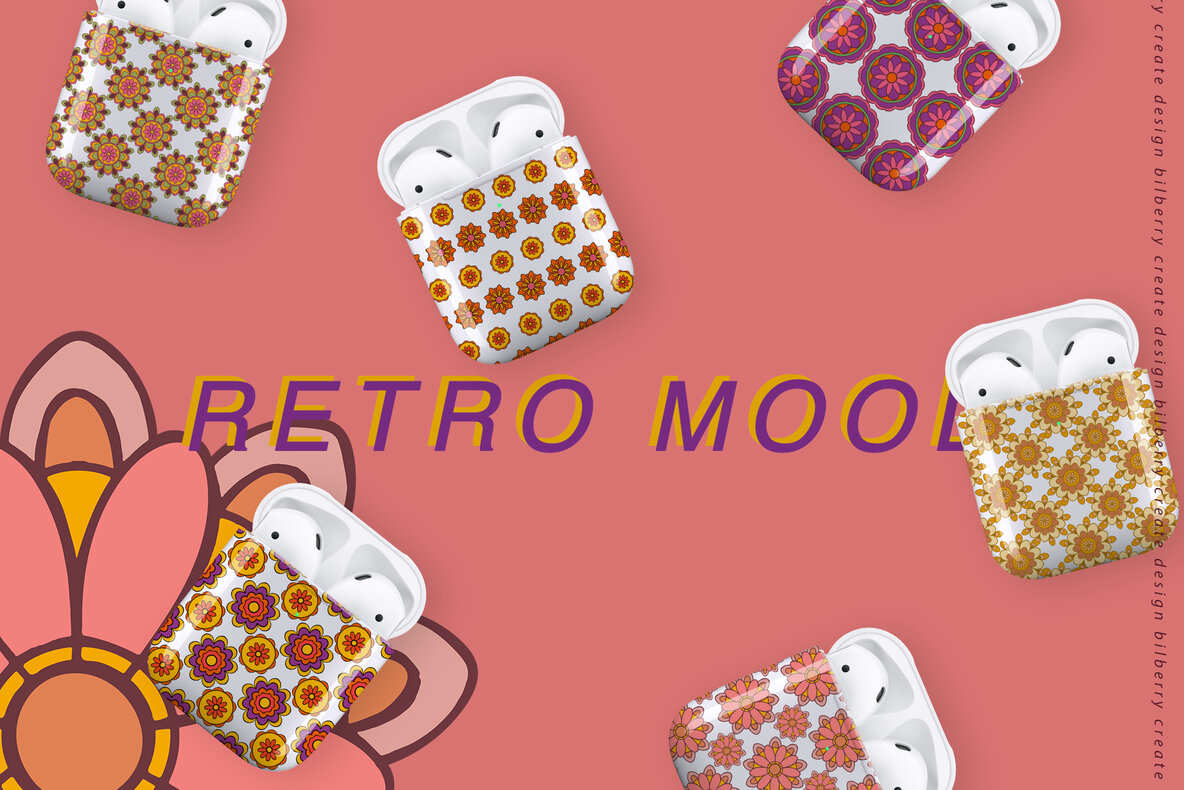 Retro Mood Pattern Set Retro Mood Pattern Set