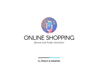 Online Shopping Premium Illustration pack