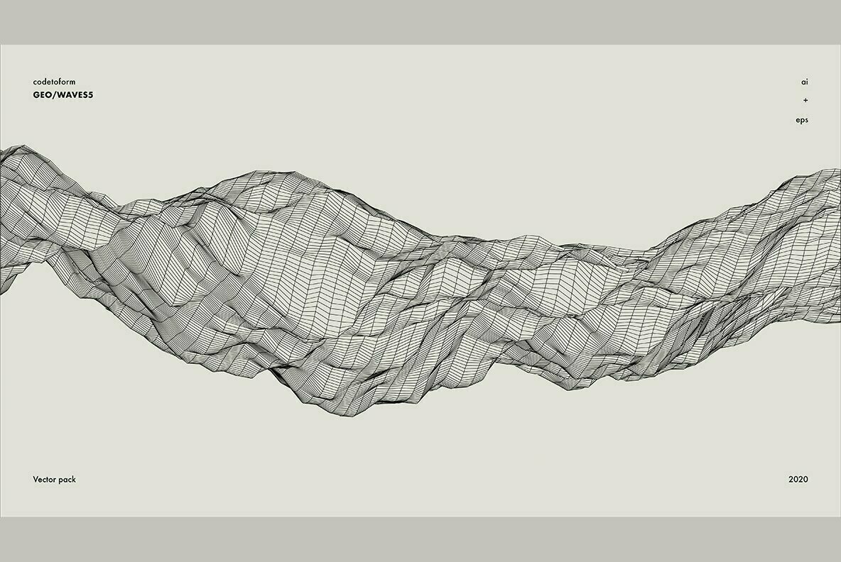 GEO WAVES5 Vector Pack 3
