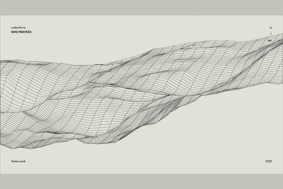 GEO WAVES5 Vector Pack 4