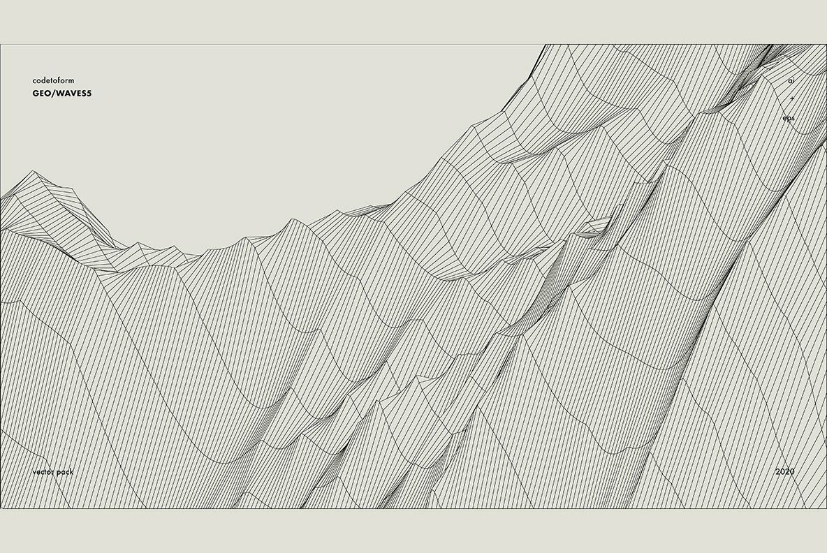 GEO WAVES5 Vector Pack 8