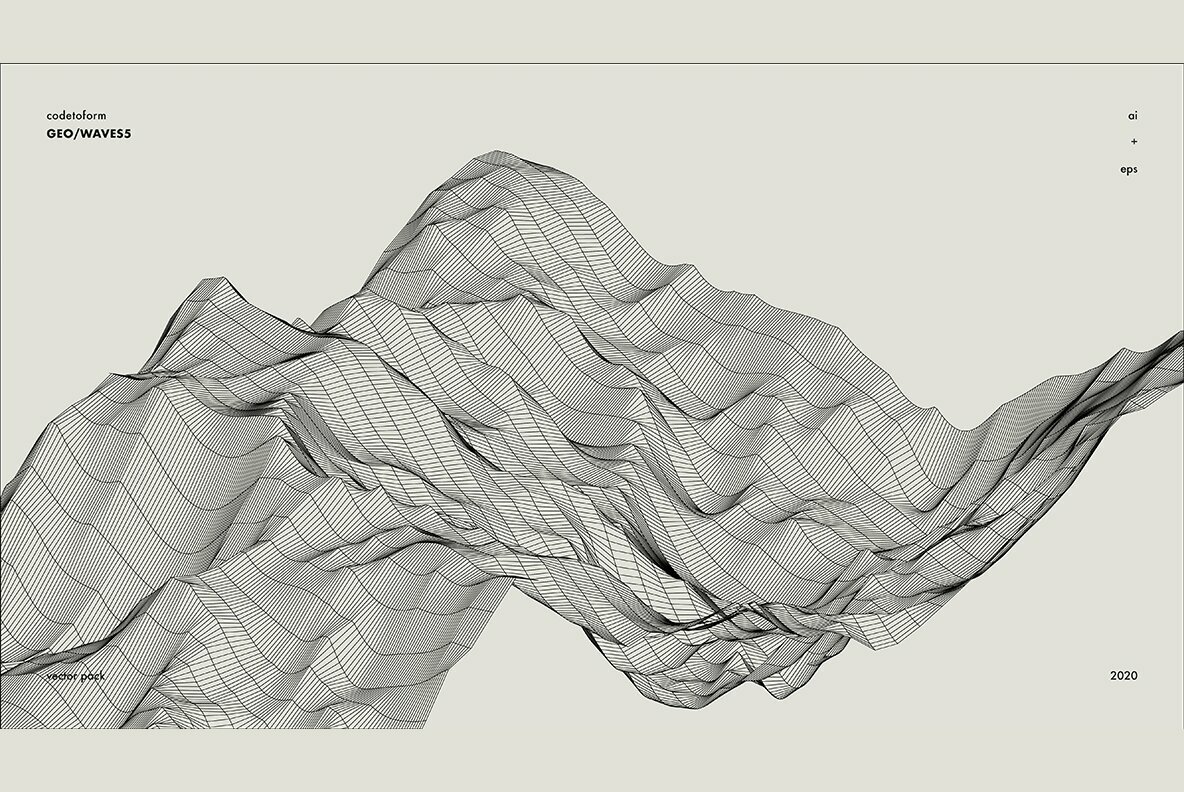 GEO WAVES5 Vector Pack 9