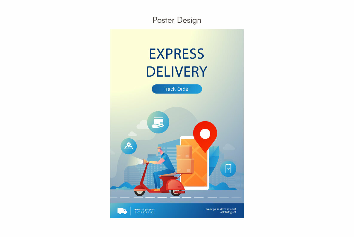 Logistic Fast Delivery Premium Illustration pack 4