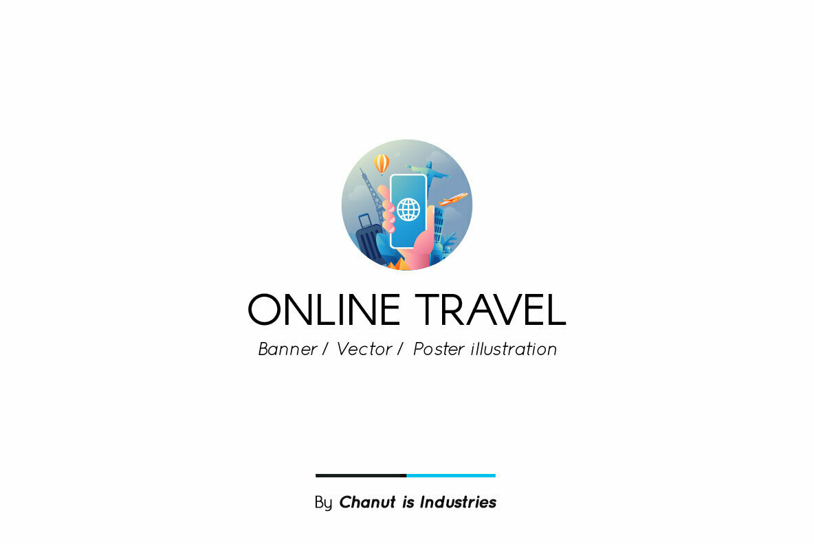 Online Travel Premium Illustration pack 1