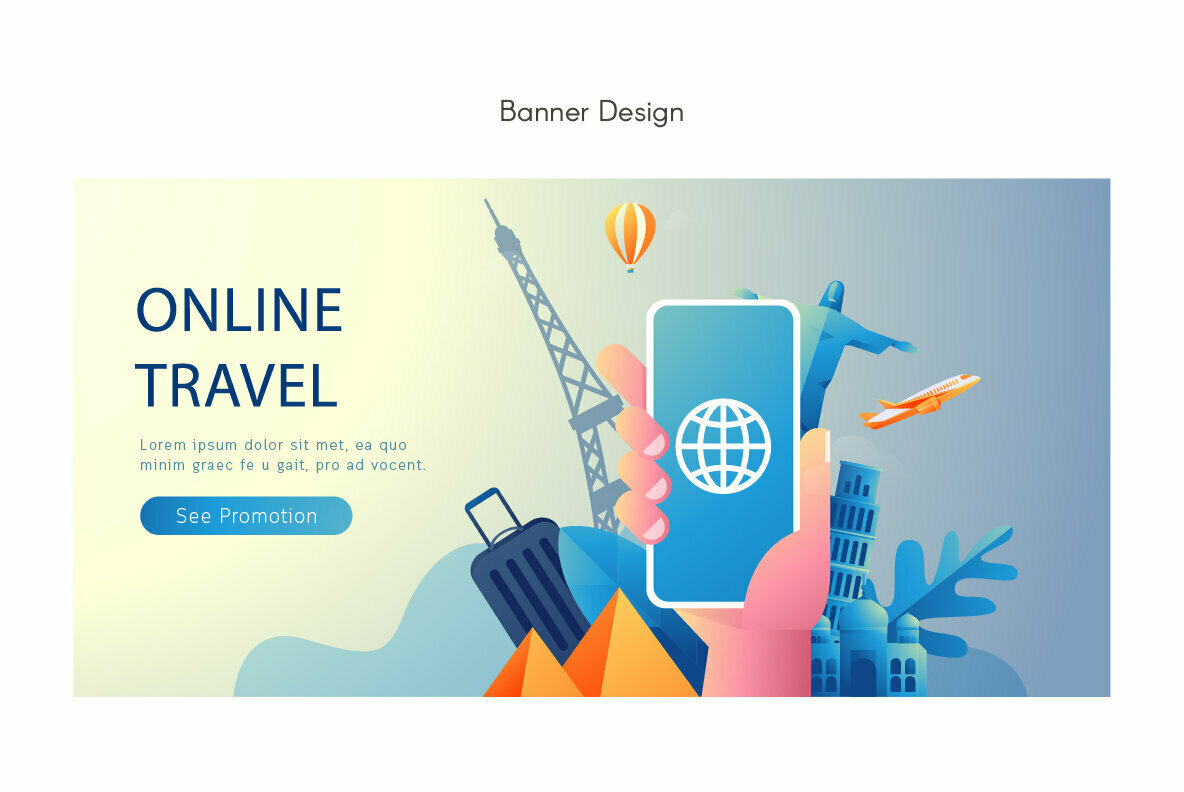Online Travel Premium Illustration pack 2
