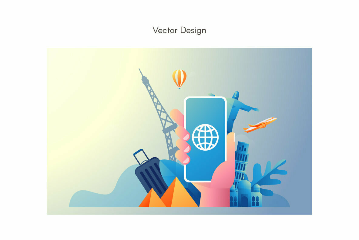 Online Travel Premium Illustration pack 3