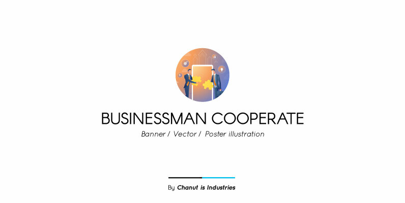 Businessman Cooperate Premium Illustration pack