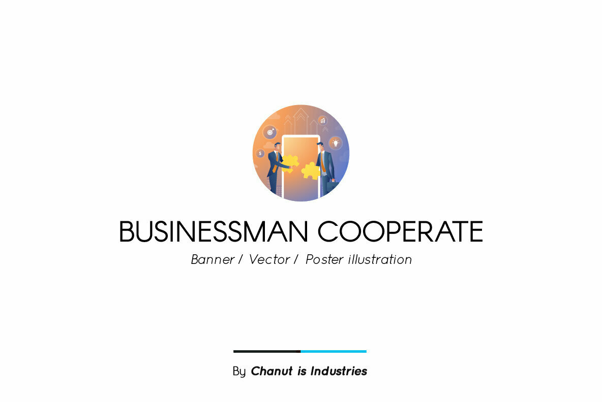 Businessman Cooperate Premium Illustration pack 1