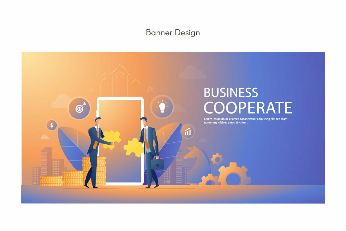 Businessman Cooperate Premium Illustration pack 2