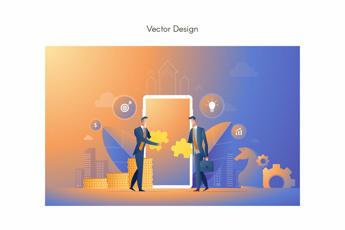 Businessman Cooperate Premium Illustration pack 3