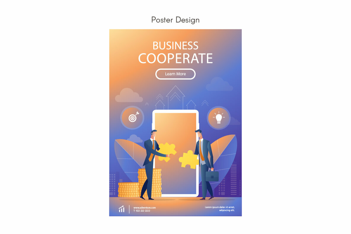 Businessman Cooperate Premium Illustration pack 4