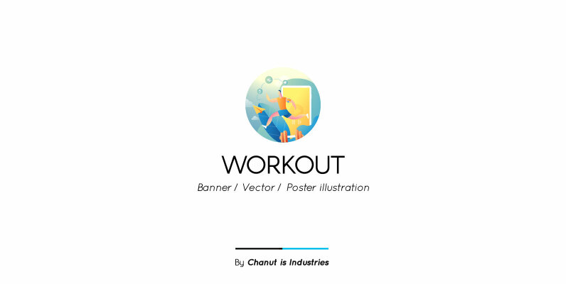 Workout Premium Illustration pack