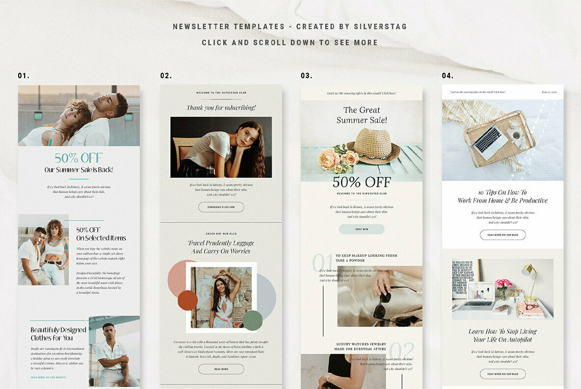 Selena   Modern Newsletter Templates 3