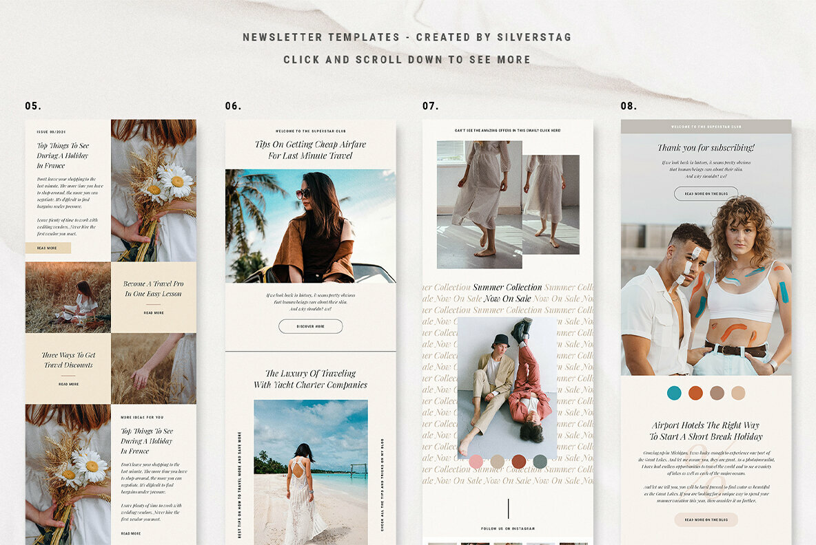 Selena   Modern Newsletter Templates 4