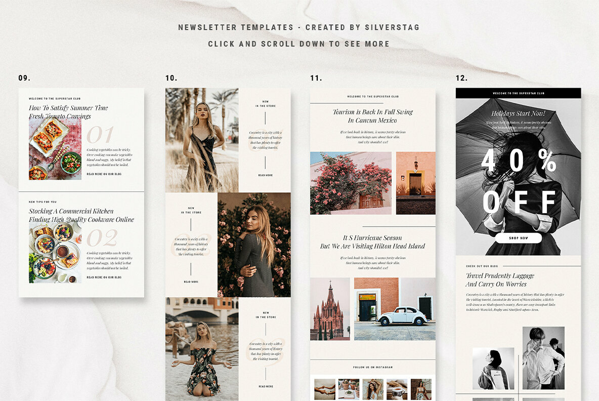 Selena   Modern Newsletter Templates 5