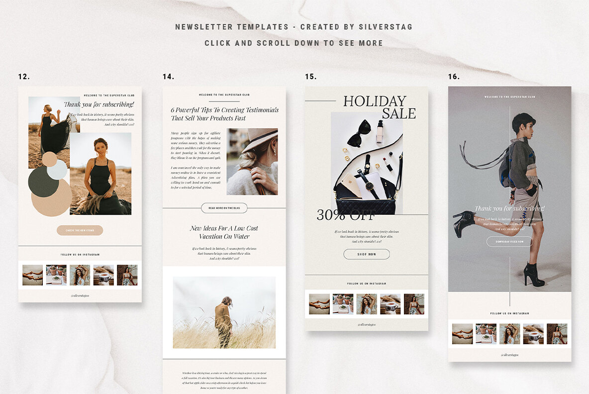 Selena   Modern Newsletter Templates 6
