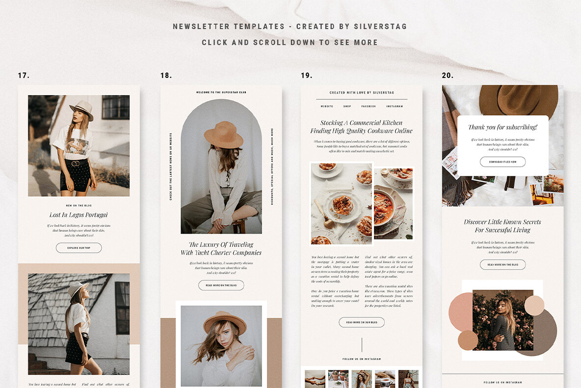 Selena   Modern Newsletter Templates 7