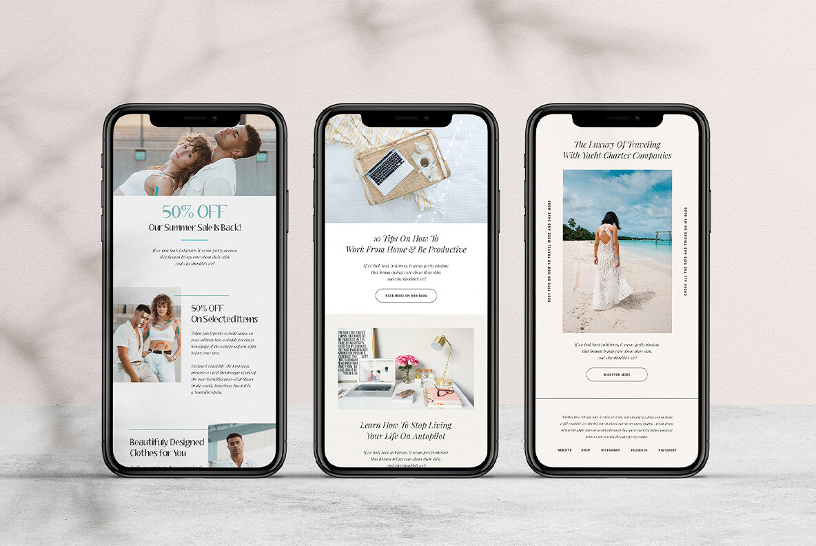 Selena   Modern Newsletter Templates 8