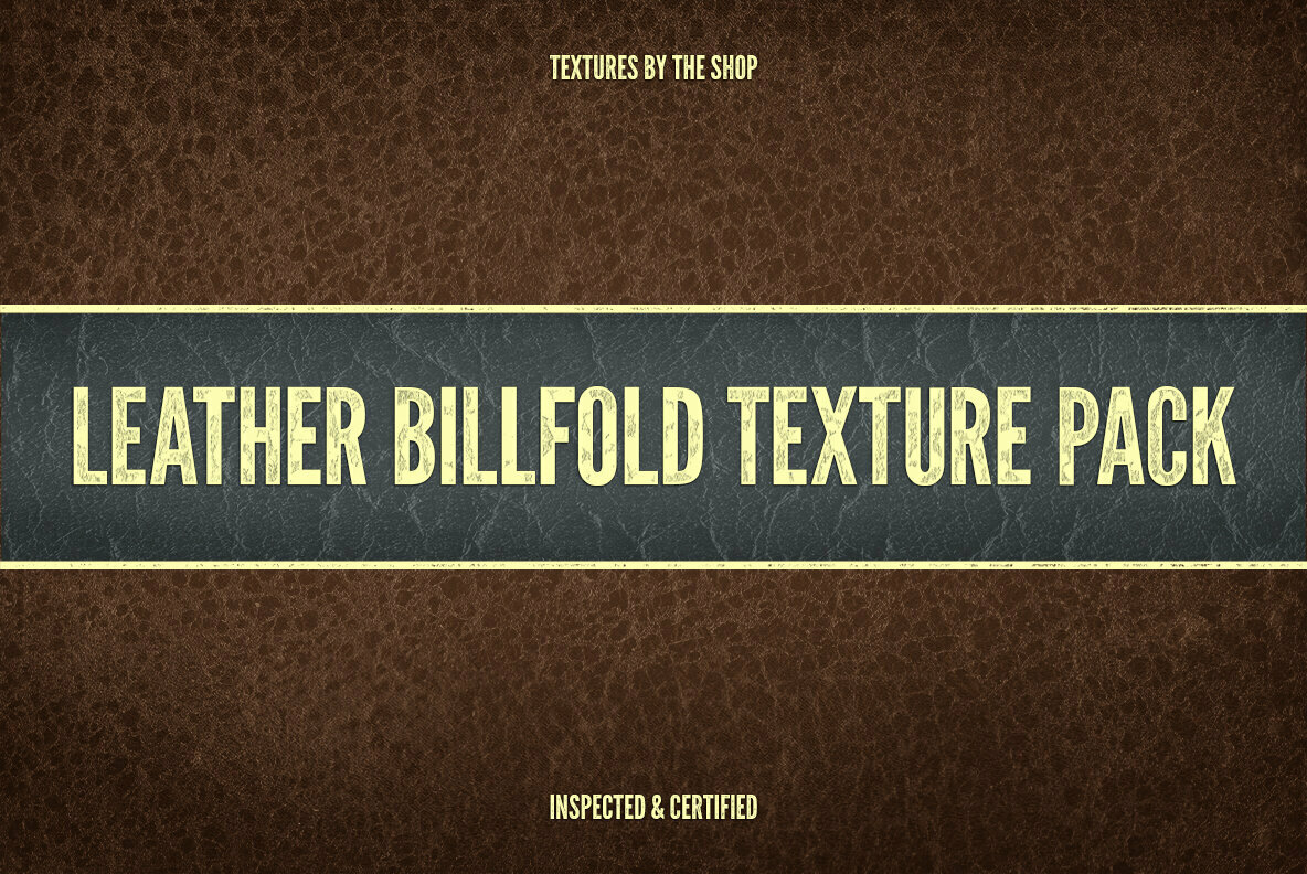 Leather Billfold Texture Pack 1