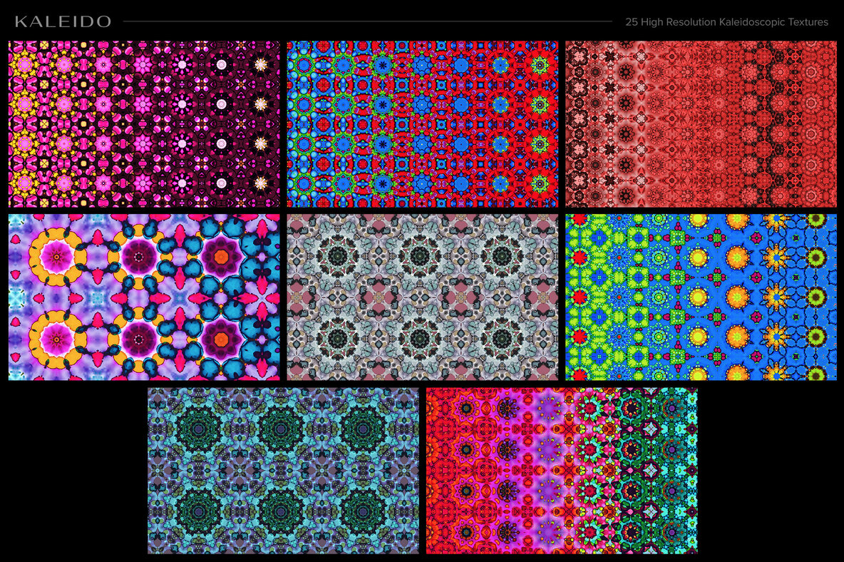 Kaleido     25 High Resolution Kaleidoscopic Textures 16