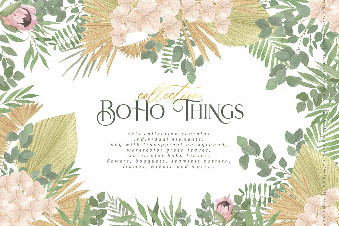 Boho Things Art Collection 1