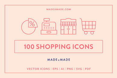 Line Icons     Shopping