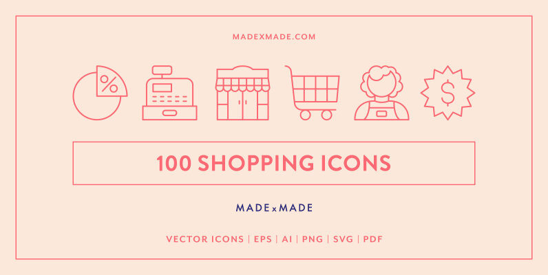 Line Icons     Shopping