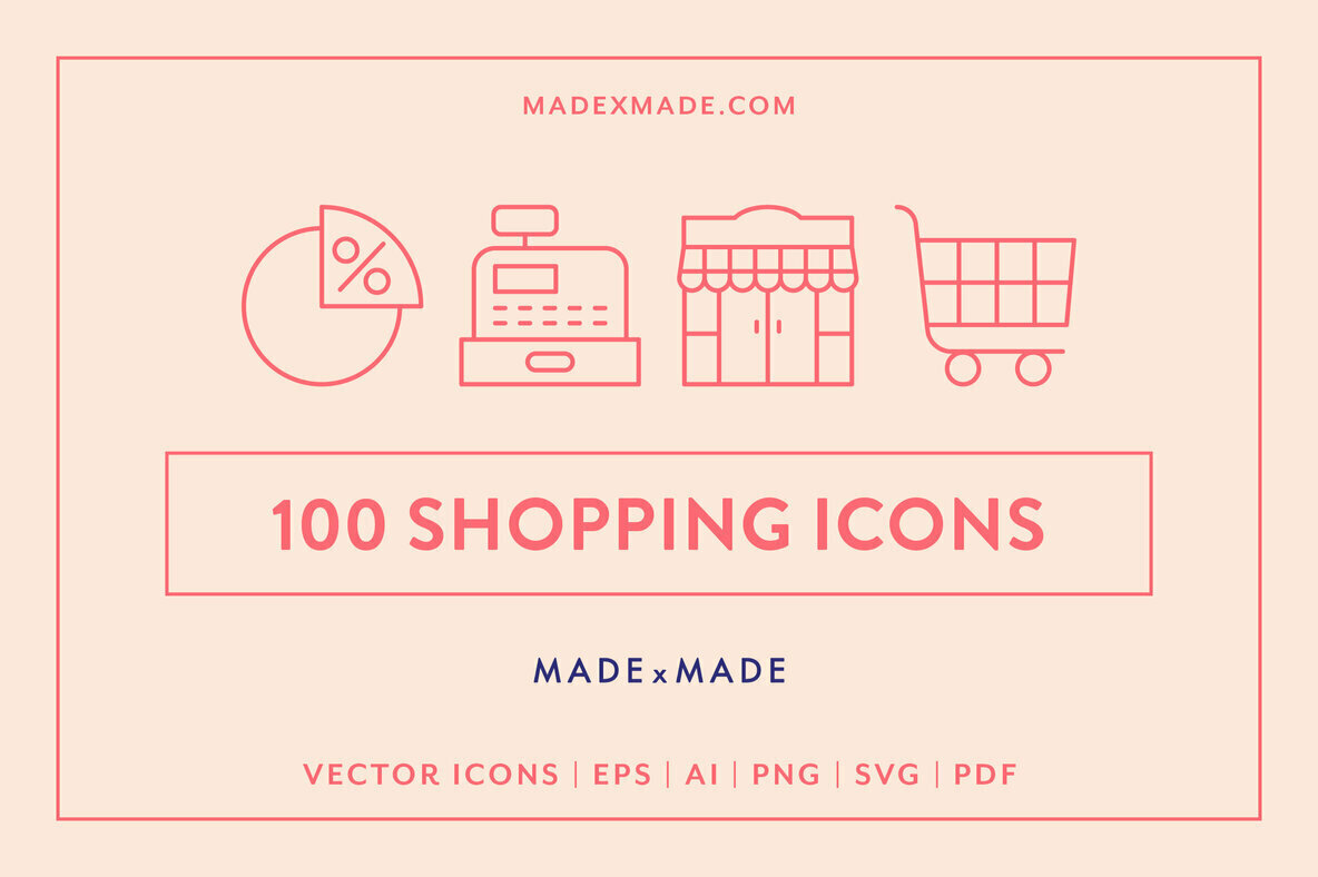 Line Icons Shopping Line Icons Shopping