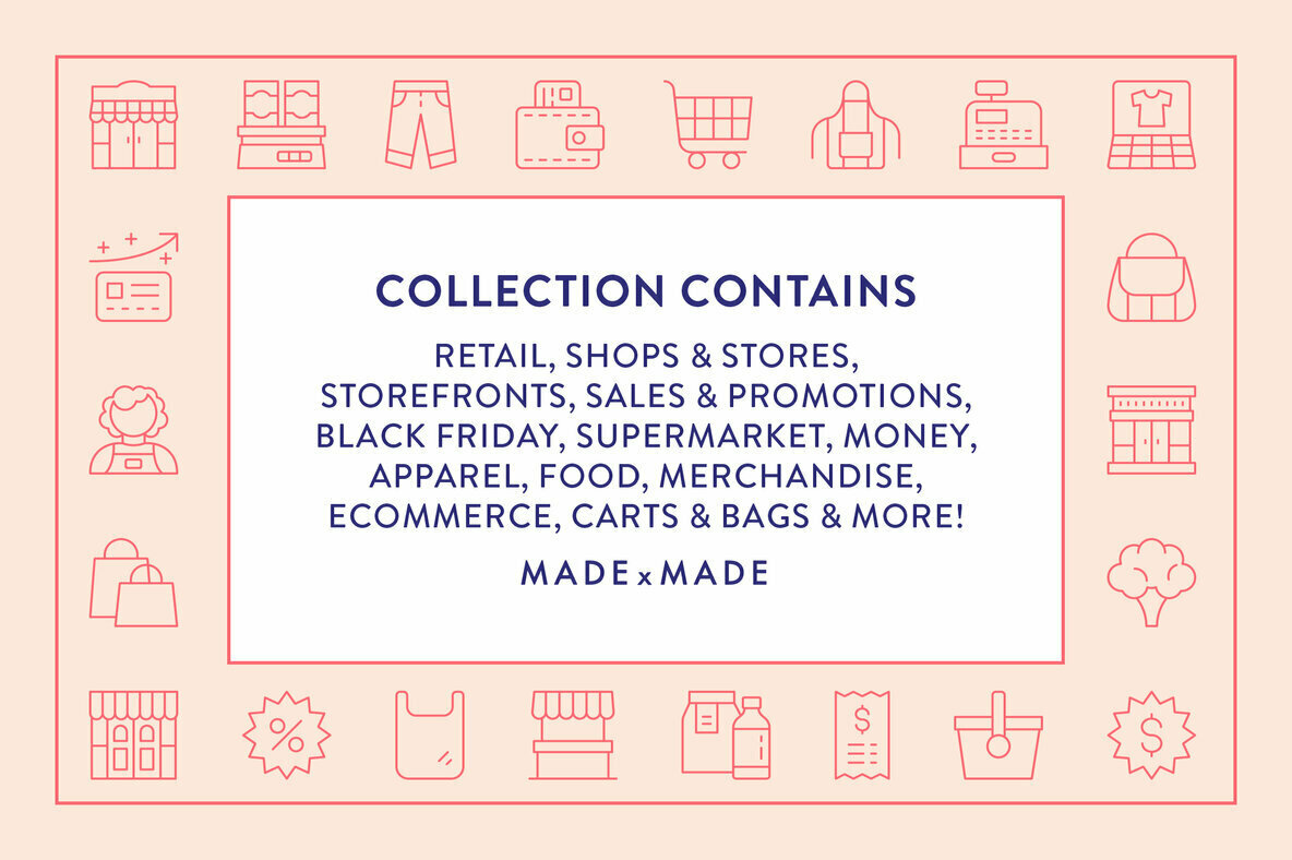 Line Icons Shopping Line Icons Shopping