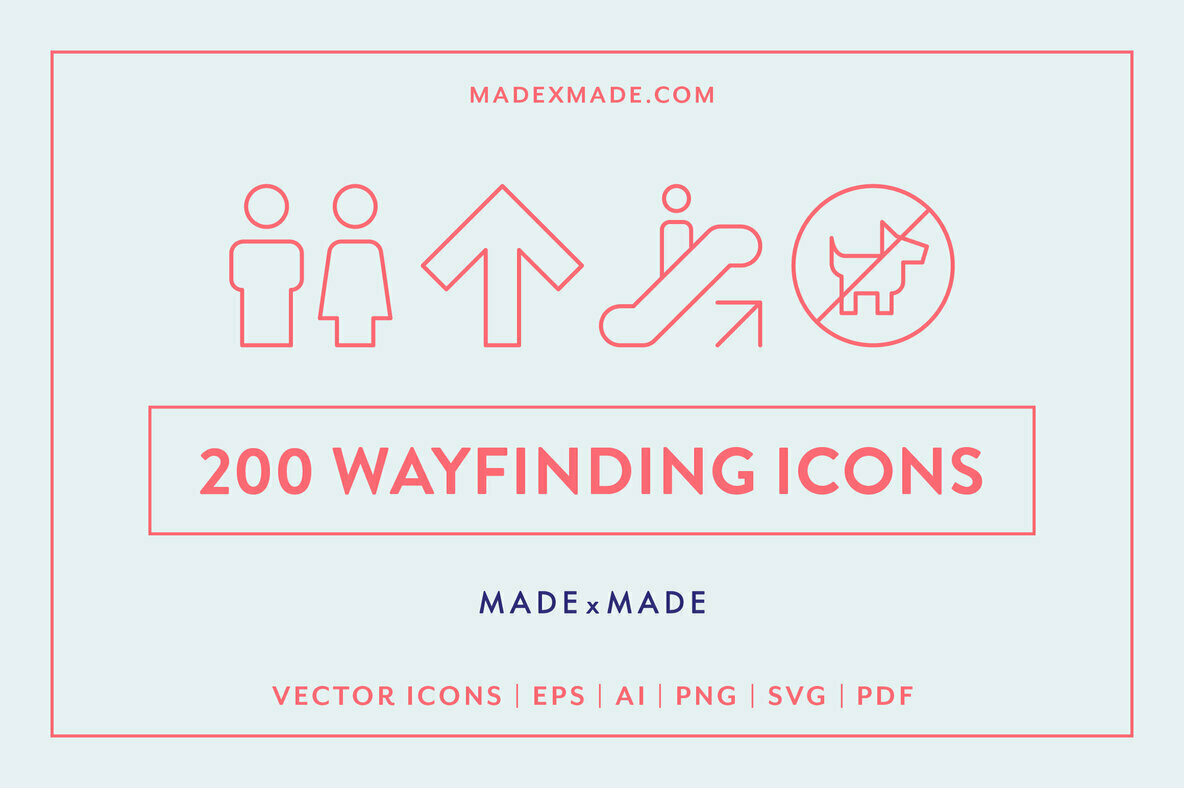 Line Icons     Wayfinding 1