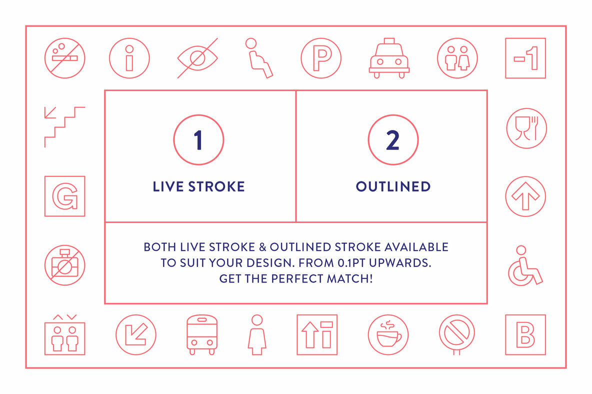 Line Icons     Wayfinding 4