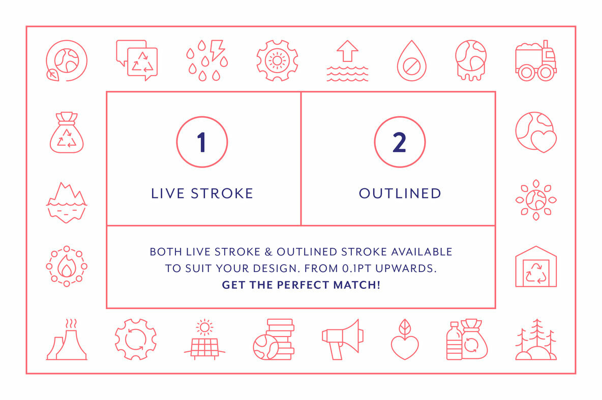Line Icons     Climate Change 4