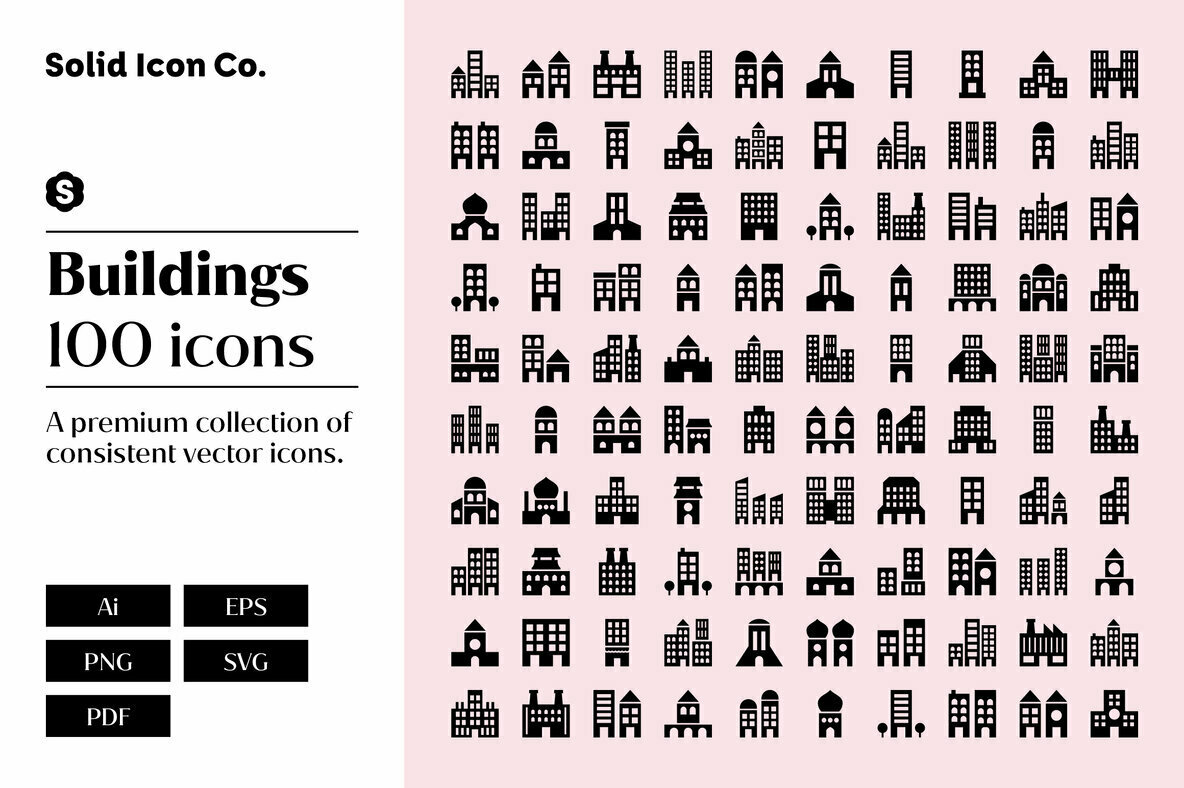 Buildings Icons Buildings Icons