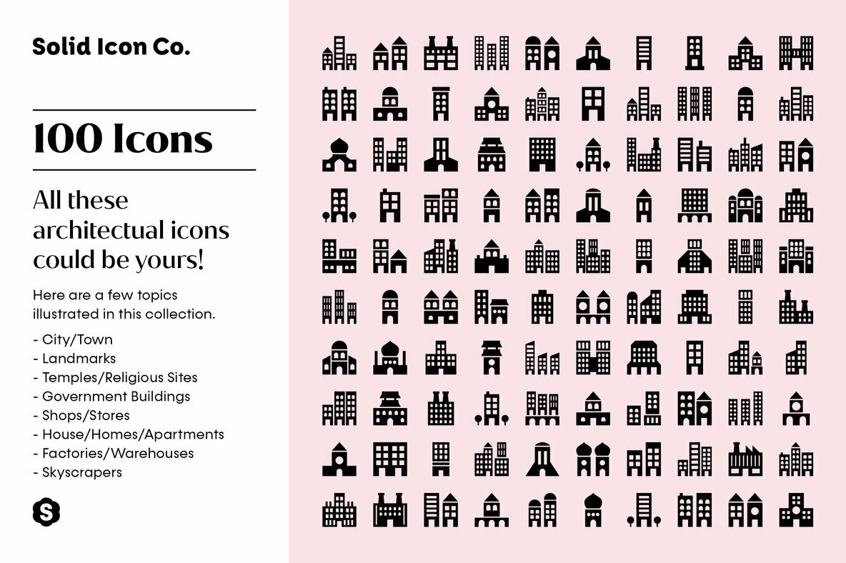 Buildings Icons Buildings Icons