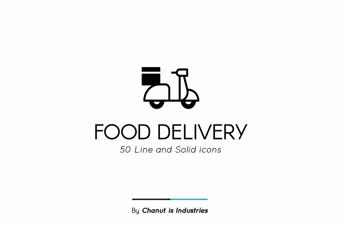 Food Delivery Premium Icon pack 1