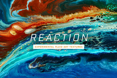 Reaction     8K Experimental Fluid Art Textures