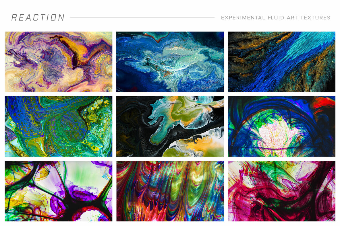 Reaction 8K Experimental Fluid Art Textures Reaction 8K Experimental Fluid Art Textures