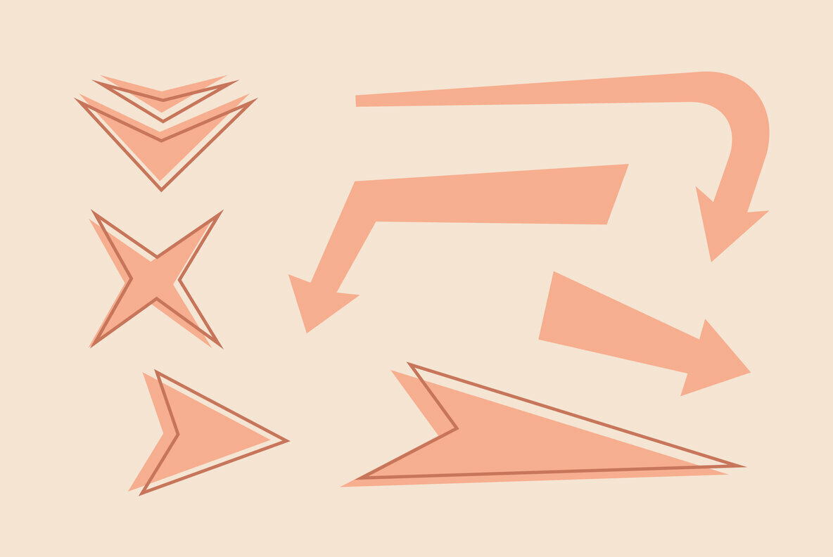 Vintage Mid Century Vector Set Vintage Mid Century Vector Set