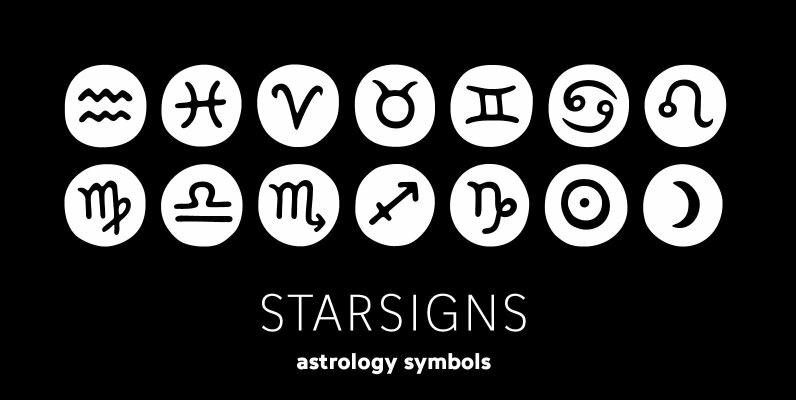 Starsigns Astrology Symbols