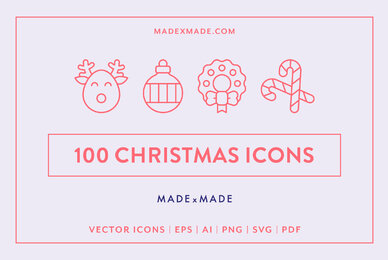 Line Icons     Christmas