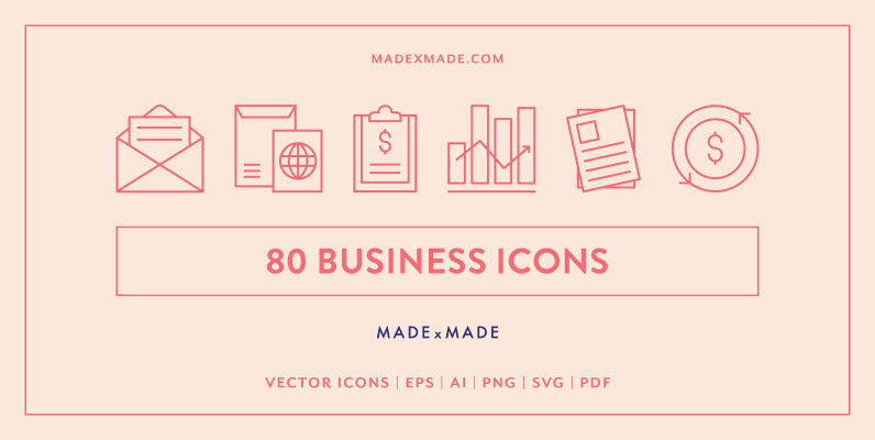 Line Icons     Business